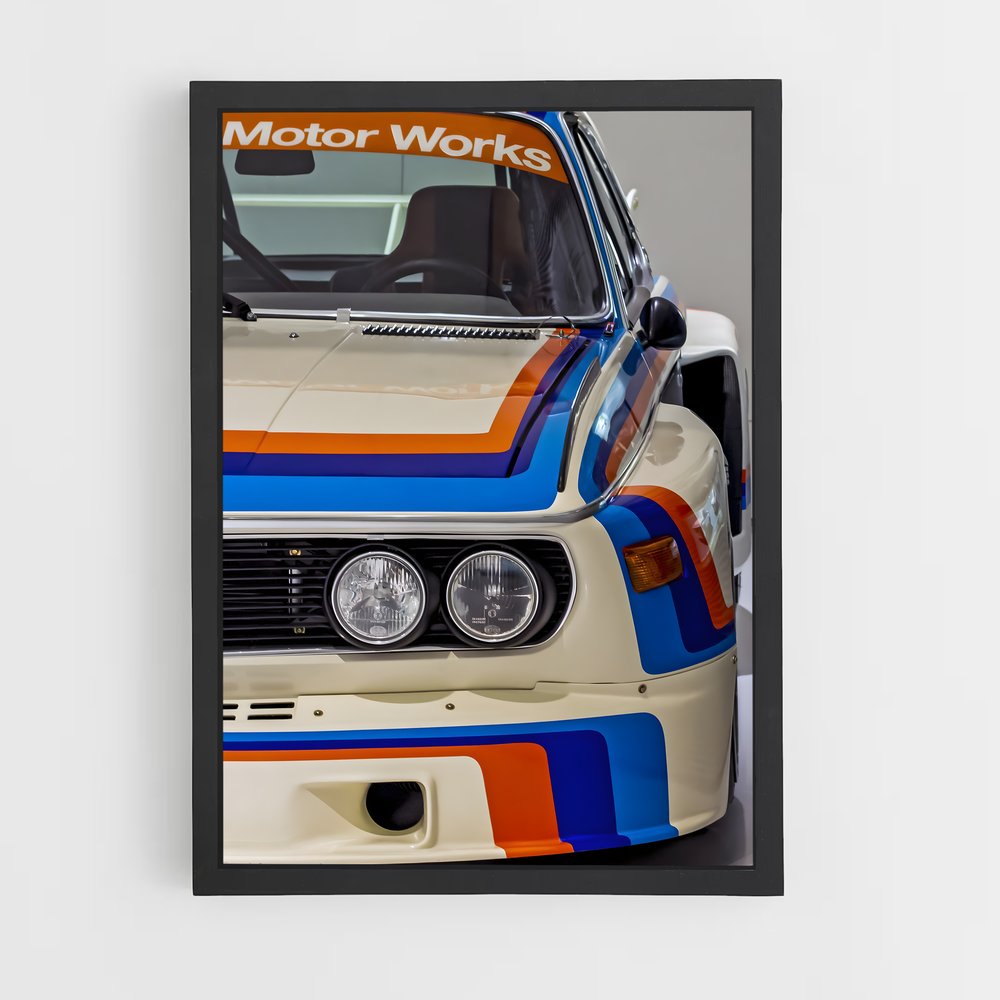 Poster Csl Automobile Quatre – affiche BMW (vue 2)